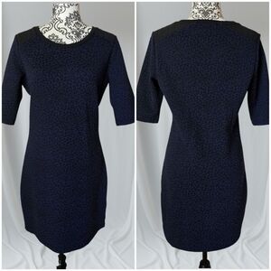 Scotch & Soda Punk Radar textured leopard print pattern short sleeve dress